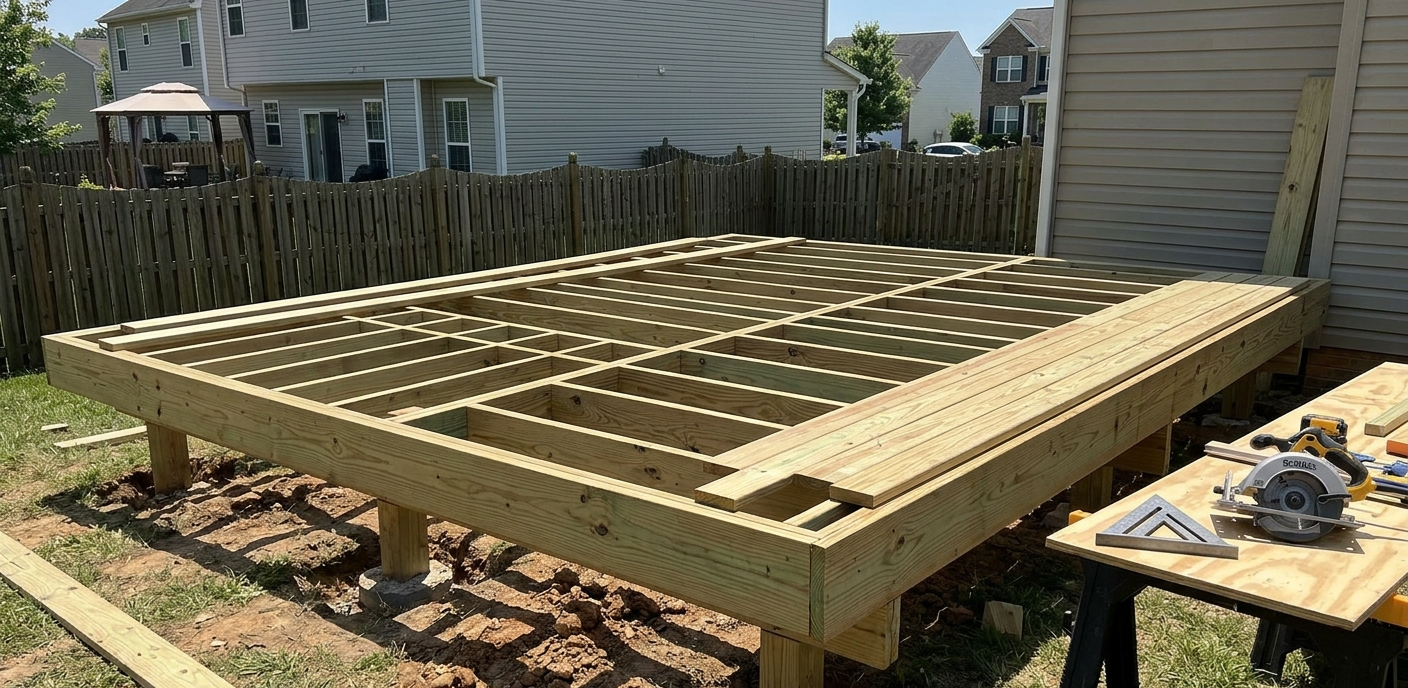 How to Build a Ground-Level Deck